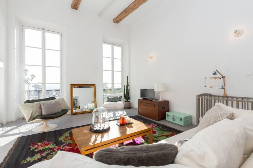 06J - Superb Duplex Loft With Ac - Sea View Apartamento Nice Exterior foto